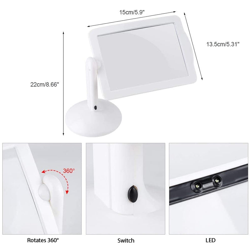 BowLift | Hands-free Desk Magnifying Glass with LED