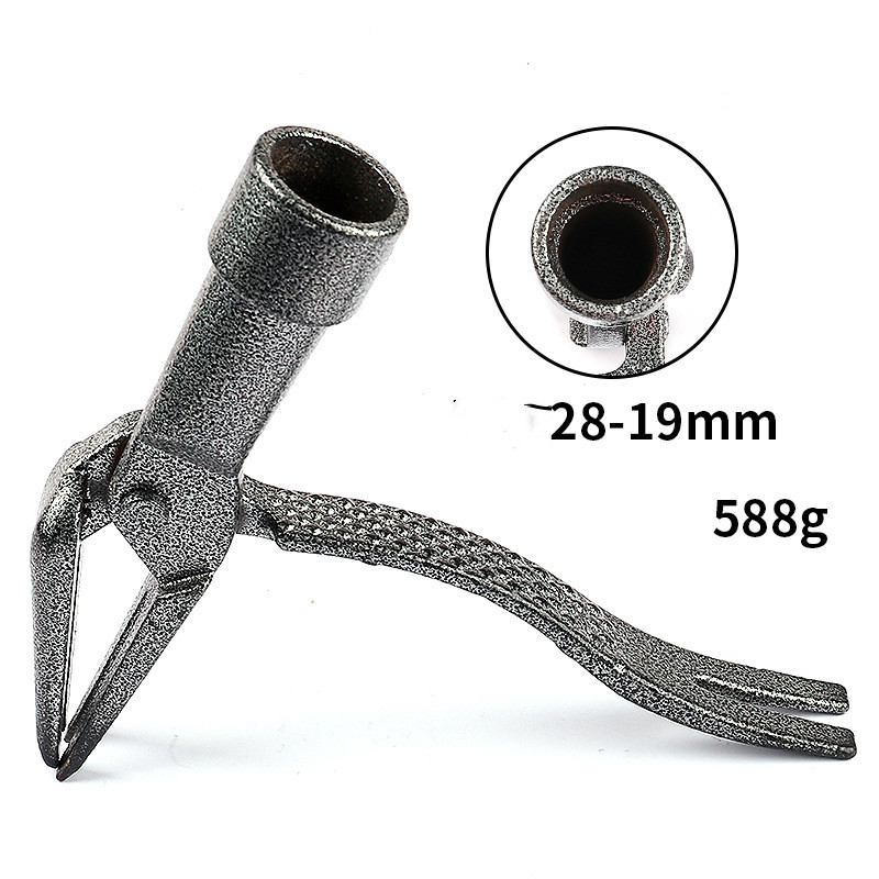 Skanto | 4-Prong Weeder – Effective Iron Garden Tool for Root Removal
