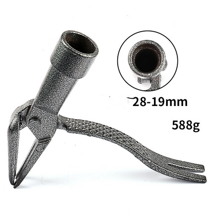 Skanto | 4-Prong Weeder – Effective Iron Garden Tool for Root Removal
