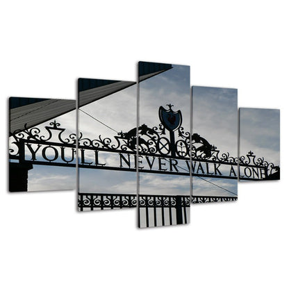 "You'll Never Walk Alone Again" 5 Piece - Canvas Wall Art Painting | Bowlift