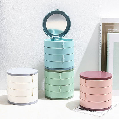 Brehn | Jewelry Box - 360° rotatable storage box for jewelry, maximum protection and organization