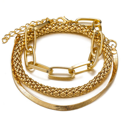 BowLift | 3pc Chunky & Elegant Bracelet Stack