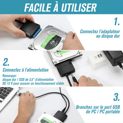 USB 3.0 to SATA III Hard Drive Adapter | Karnz