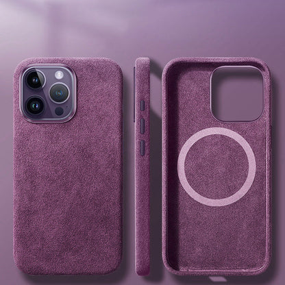 BowLift | Italian Alcantara Magnetic Case for Iphone