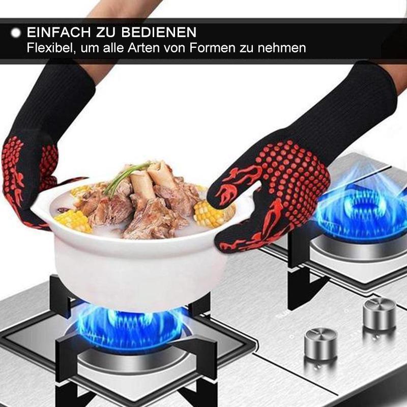 Bequue professional grill gloves heat-resistant gloves - 1 pair | Brehn