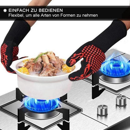 Bequue professional grill gloves heat-resistant gloves - 1 pair | Brehn