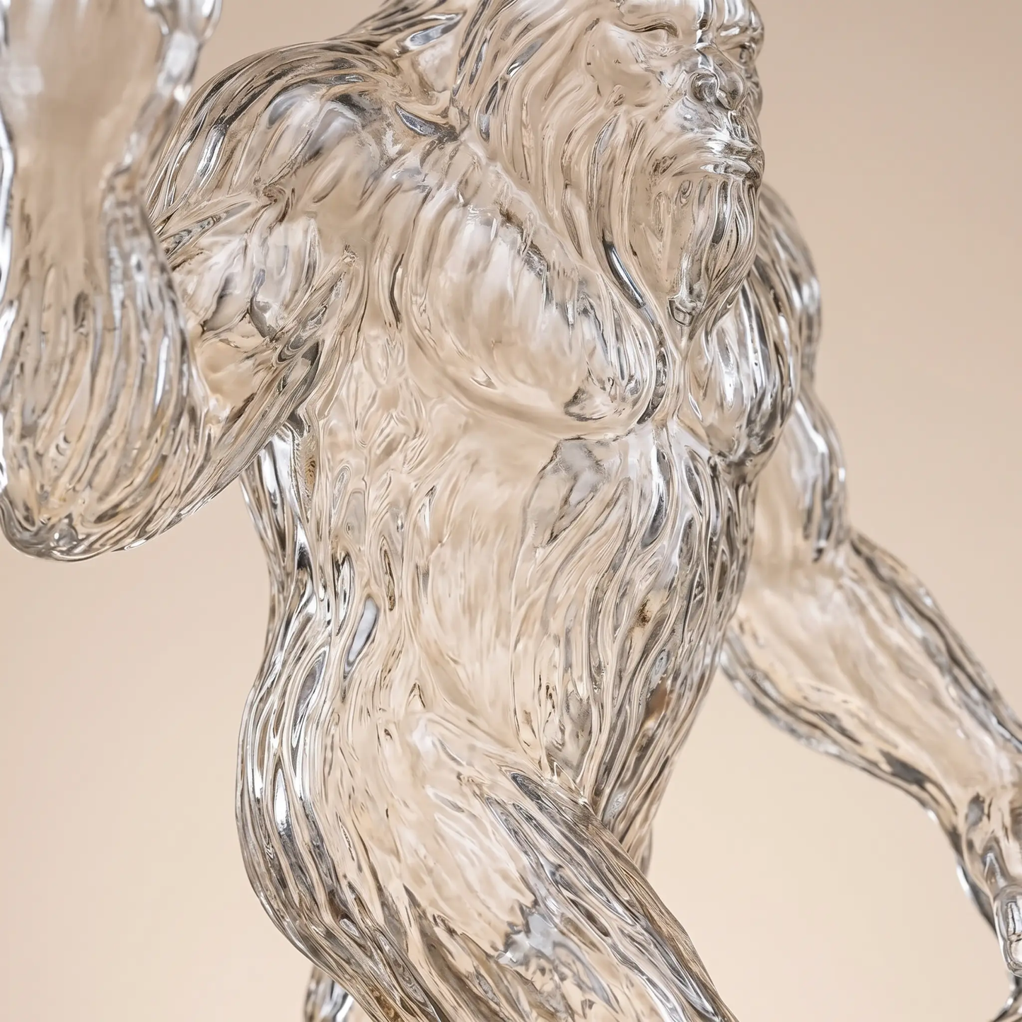 BowLift | Whiskey Decanter Funny Bigfoot Glass Bottle
