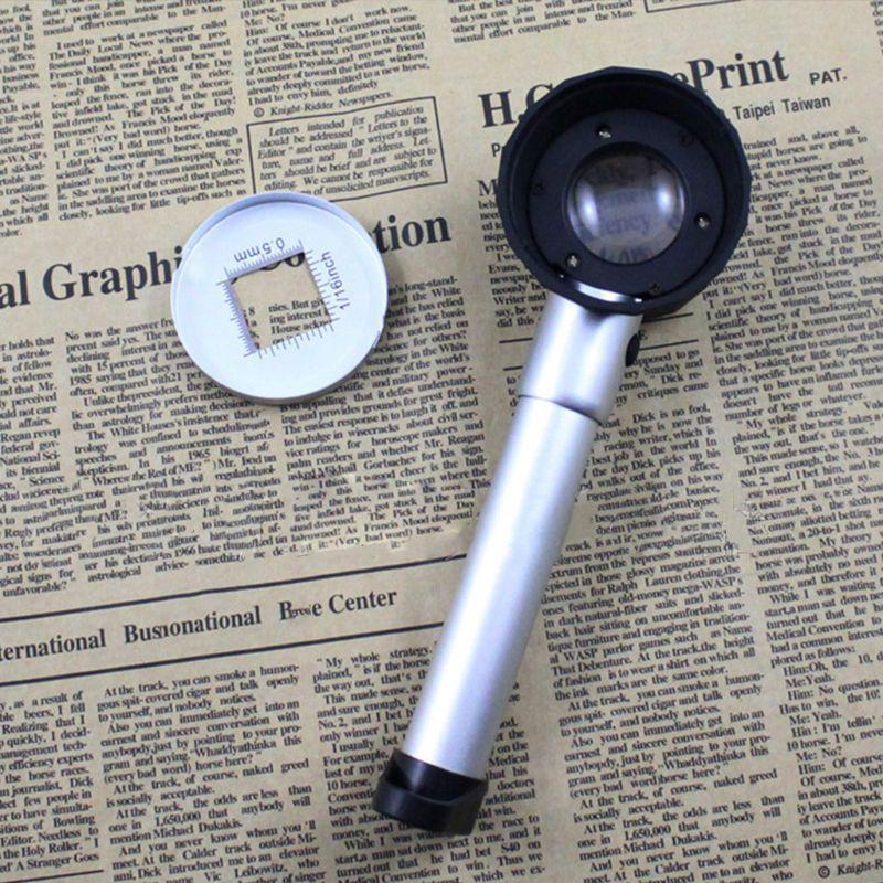 Skanto | 10X Magnifying Glass with Scale and LED Light