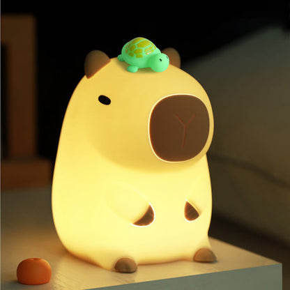 Garduru2024 Capybara Silicone Night Light | Soft & Kid-Friendly | Perfect Gift for Boys and Girls
