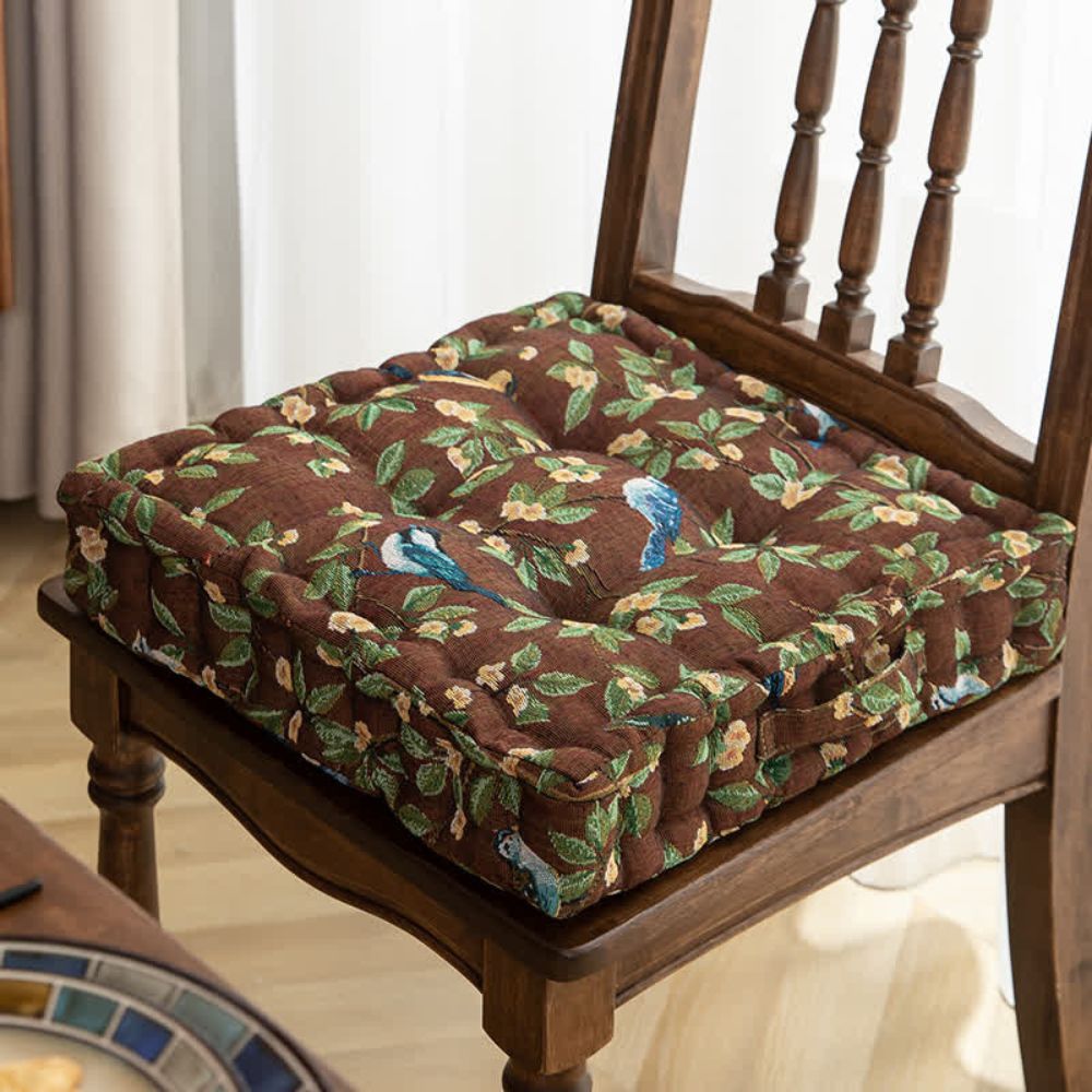 BowLift | Whimsical Bird Leaf Cushion