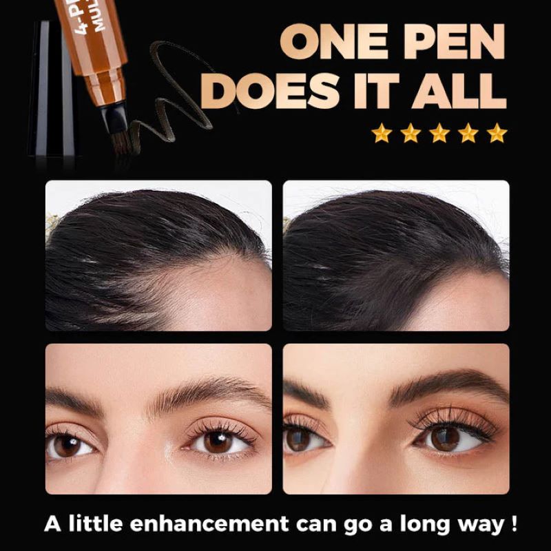 BowLift | Ultra-fine four-head long-lasting waterproof microblading natural eyebrow pencil