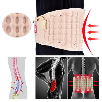 BowLift | Lumbar Decompression Belt | Back Support Brace for Pain Relief & Posture | Adjustable 73–122cm