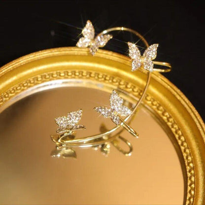 Sparkling zircon earrings
