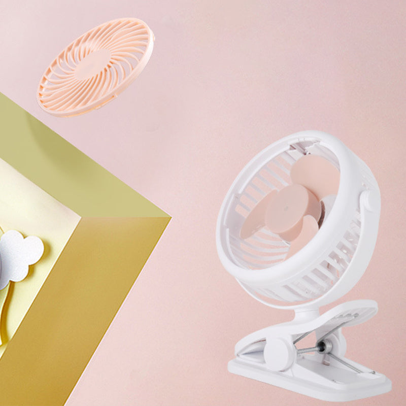BowLift | Portable Clamp Fan with 360° Rotation – USB & Rechargeable Battery