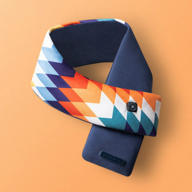 Skanto | Multifunctional USB Rechargeable Washable Self-Heating Scarf with 3 Heat Settings, Built-in Power Bank and Temperature Sensor