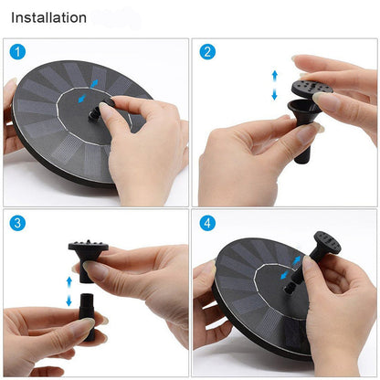 Solar fountain pump for outdoor use | Bowlift
