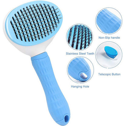 Skanto | Premium Pets Self-Cleaning Slicker Brush