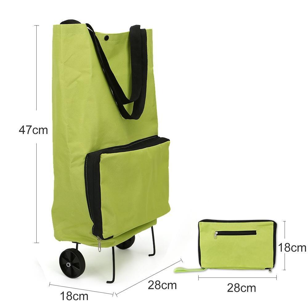 Portable foldable shopping cart | Karnz