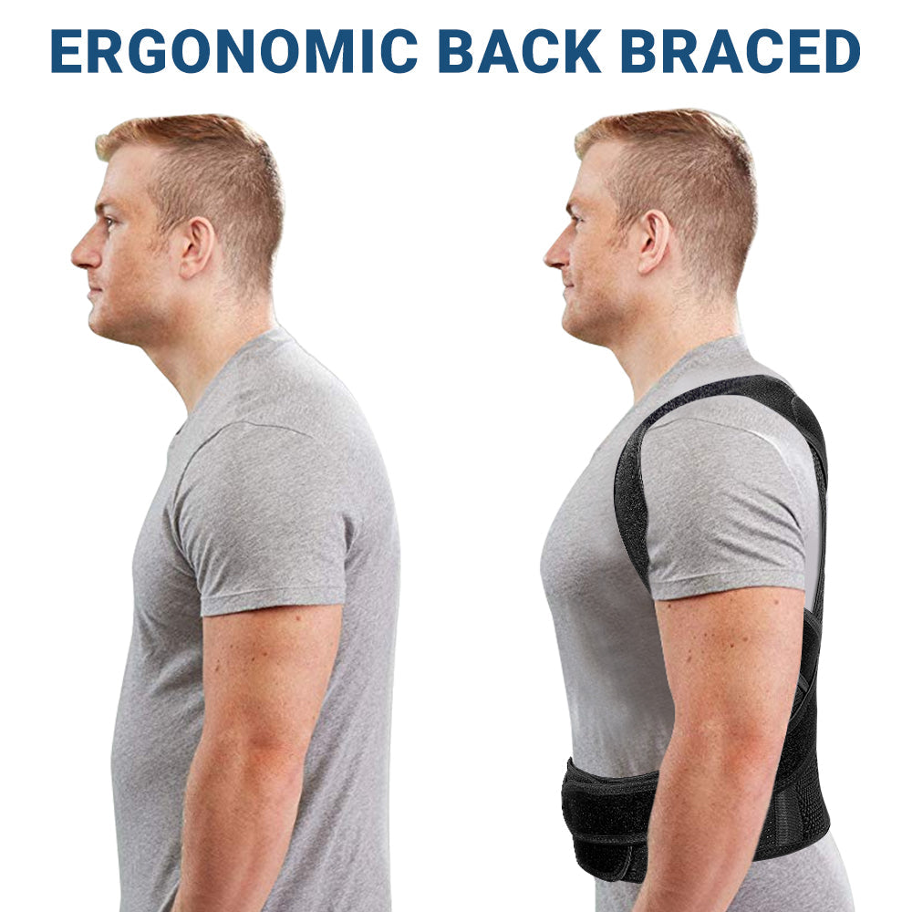 BowLift | Posture Corrector Back Brace – Adjustable Lumbar Support Belt for Back Pain Relief & Spine Alignment | Unisex UK