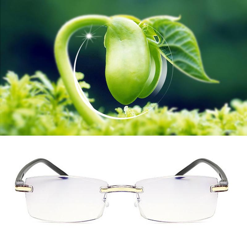Reading glasses with blue light filter
