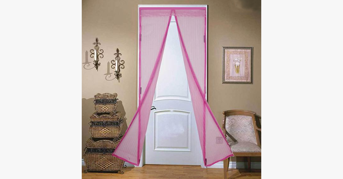 Insect screen door with magnetic mesh – Your ultimate protection against insects this summer!