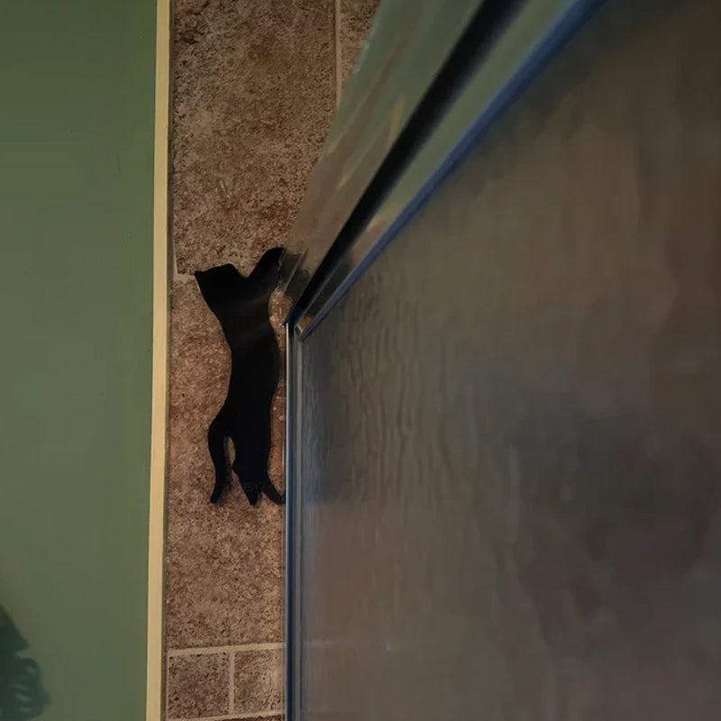 Skanto | Black Cat Door Corner Sign Decoration