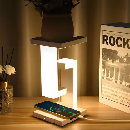 Skanto | Floating LED Table Lamp with Wireless Charging