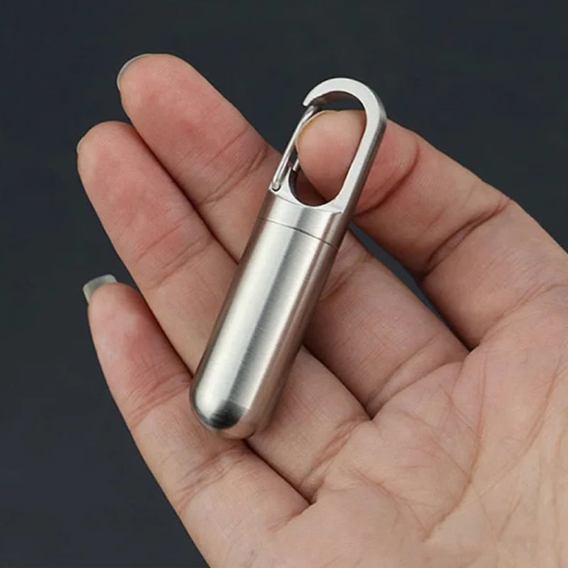 Portable stainless steel medicine box