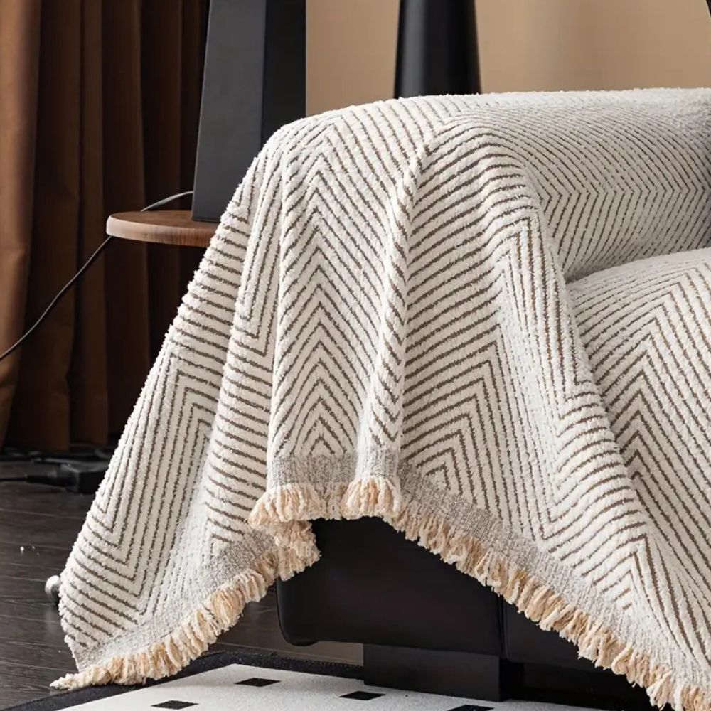 Skanto | Stripe Herringbone Sofa Cover