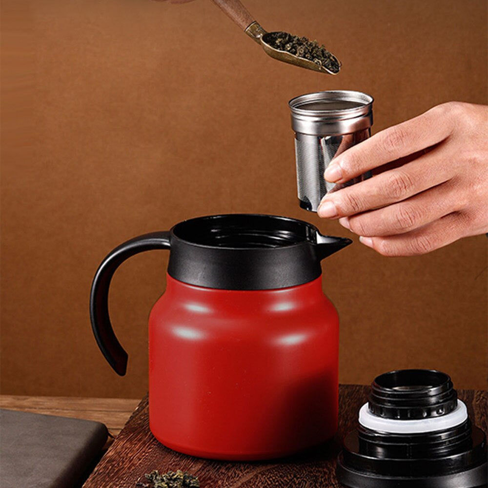 Skanto | Thermal Wave Elegant Stainless Steel Teapot