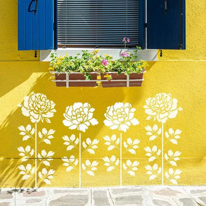 BowLift | DIY Decoration - Garden Fence Large Flower Drawing Templates