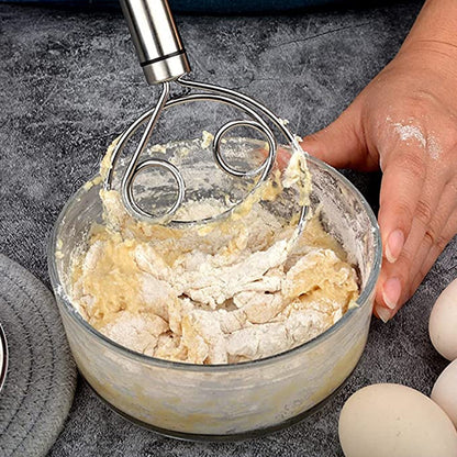 Magic dough whisk in stainless steel | Kalsten