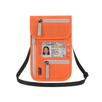 Travel wallet with RFID blocking