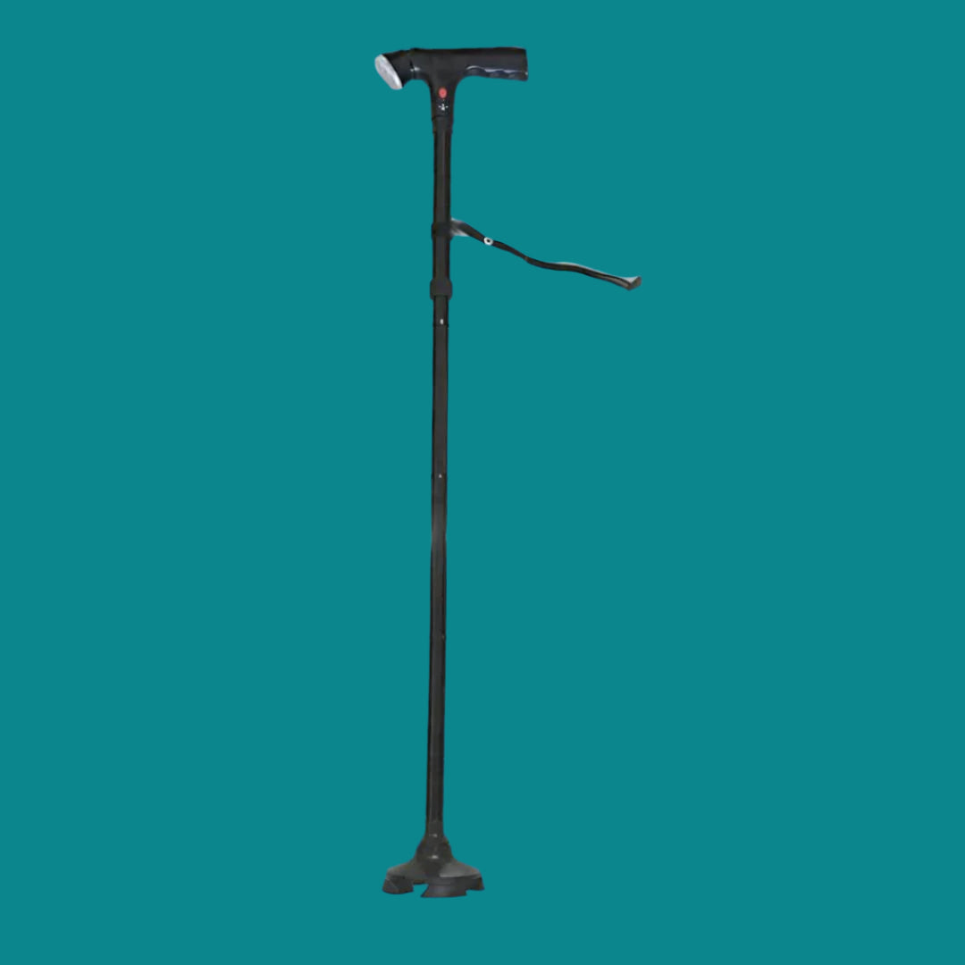 Skanto | Folding Cane - Lightweight Telescopic Walking Stick for Seniors and Travelers - Collapsible Mobility Aid for Easy Transport