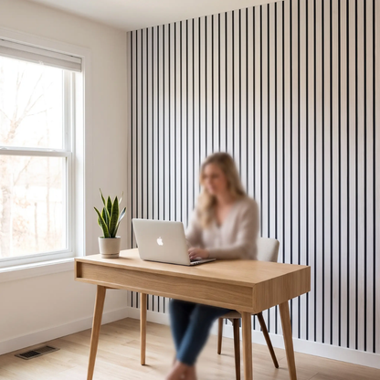 BowLift | WoodLook Wall Panels – Self-Adhesive 3D PVC Wall Covering for Quick Living Effect
