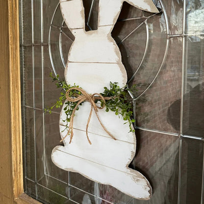 Easter Bunny Wooden Door Hanging Decor | Bowlift