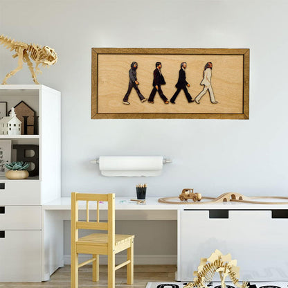 BowLift | The Beatles framed Abbey Road portrait