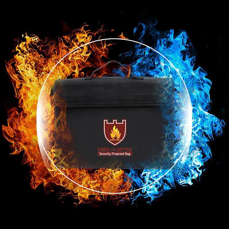 Fireproof and water-repellent document bag