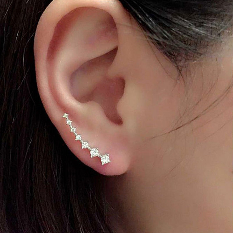 Skanto | Seven Star Diamond Stud Earrings