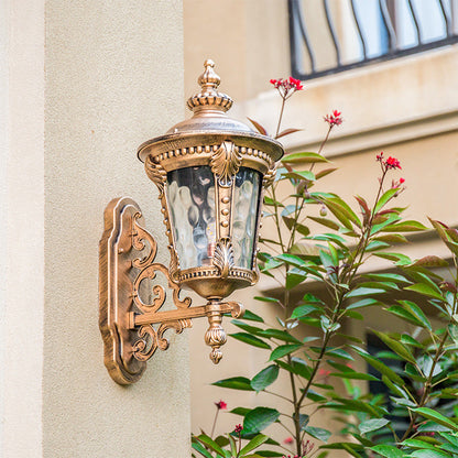BowLift | Outdoor Vintage Glass Wall Lantern Light