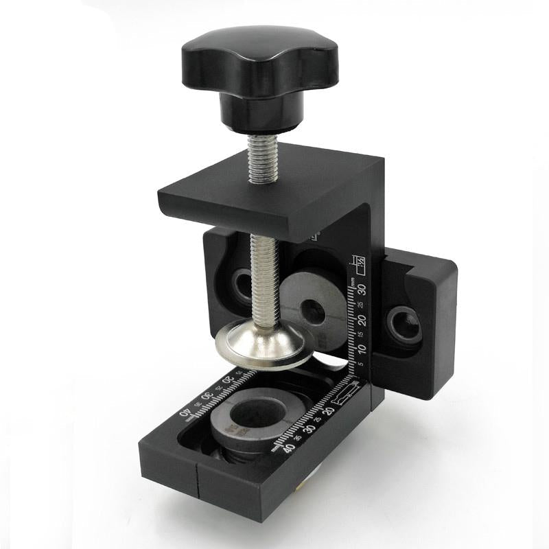 Skanto | 3-in-1 Adjustable Woodworking Drill Locator Clamp Tool