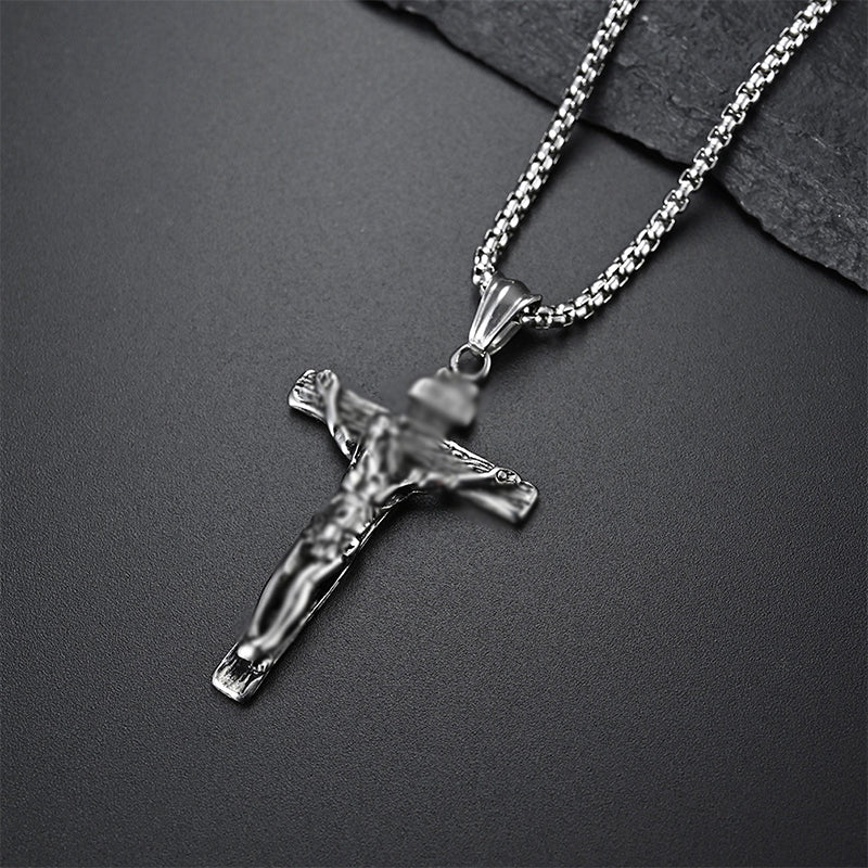 Skanto | Titanium Steel Cross Pendant Necklace