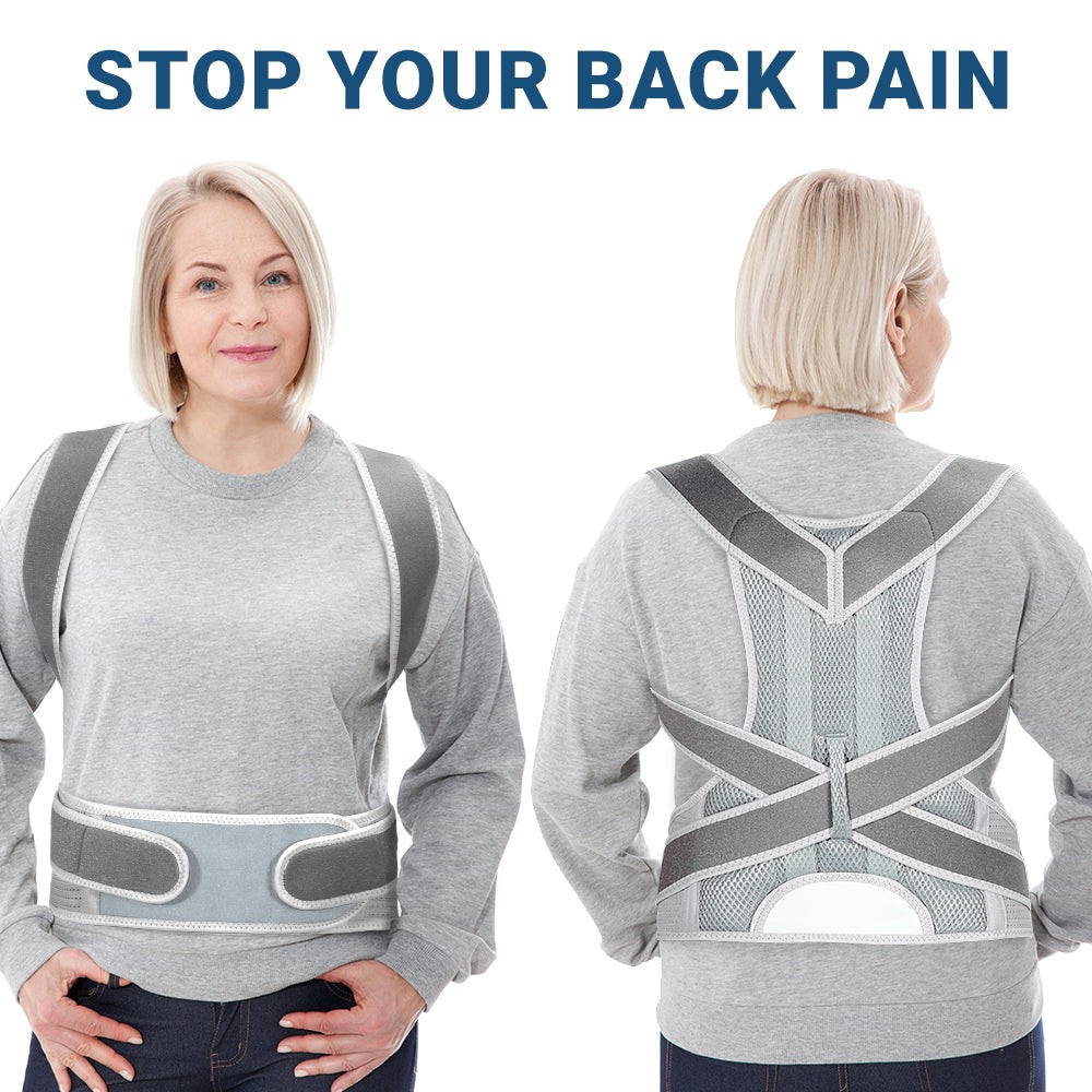 BowLift | Posture Corrector Back Brace – Adjustable Lumbar Support Belt for Back Pain Relief & Spine Alignment | Unisex UK