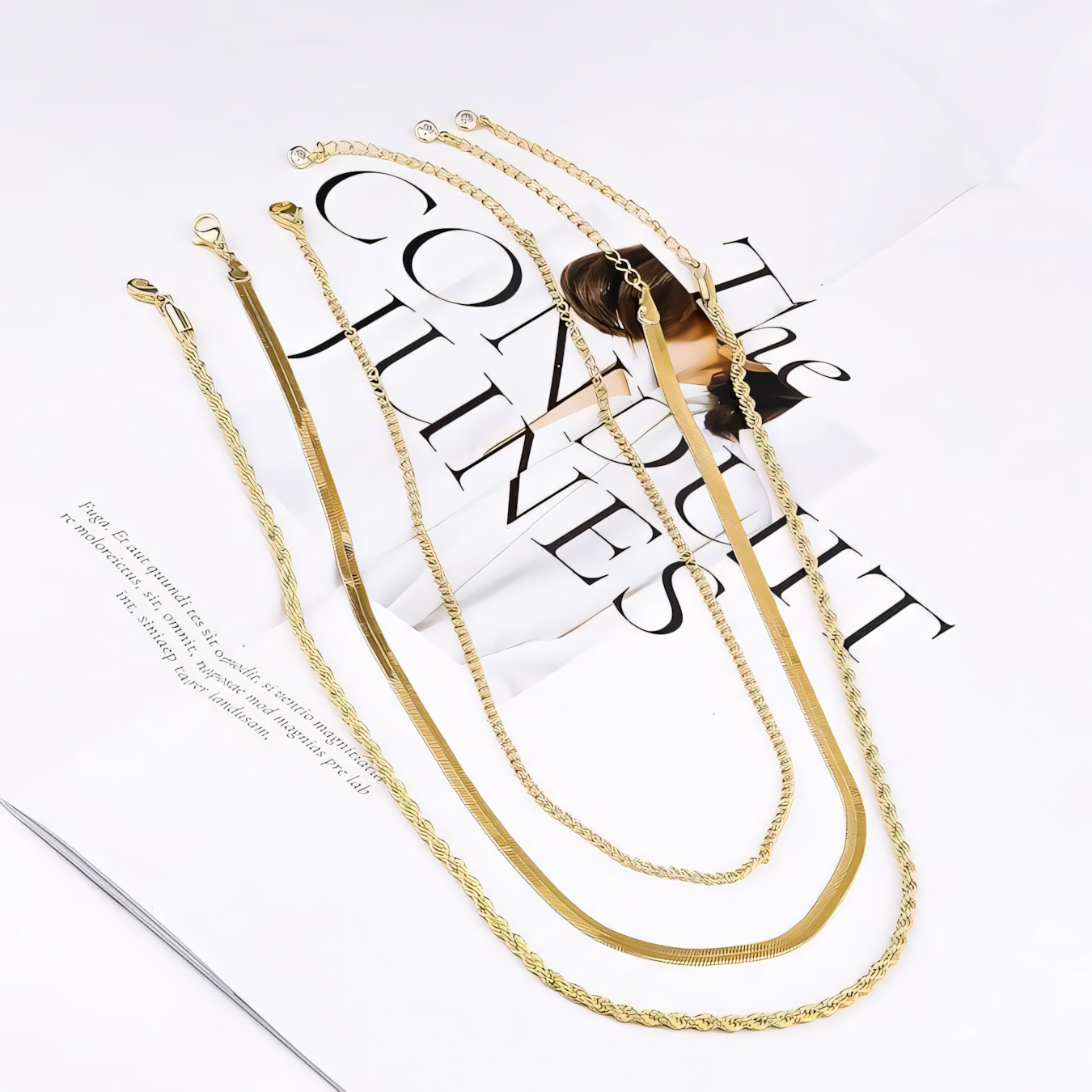 BowLift | 3pc Classic Necklace Choker Stack