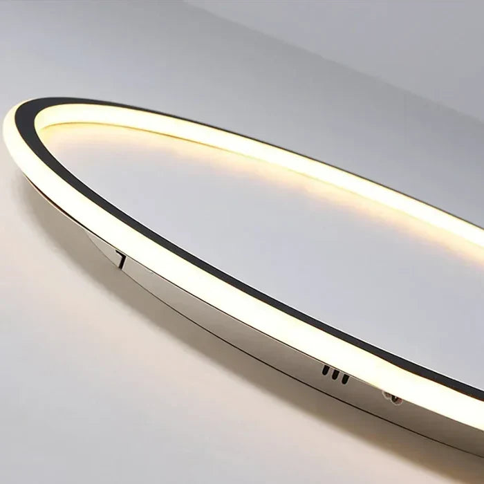 Scandinavian Round Ceiling Lamp - AuroraSphere | Karnz