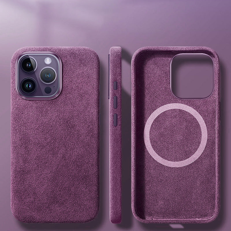 Skanto | Italian Alcantara Magnetic Case for iPhone