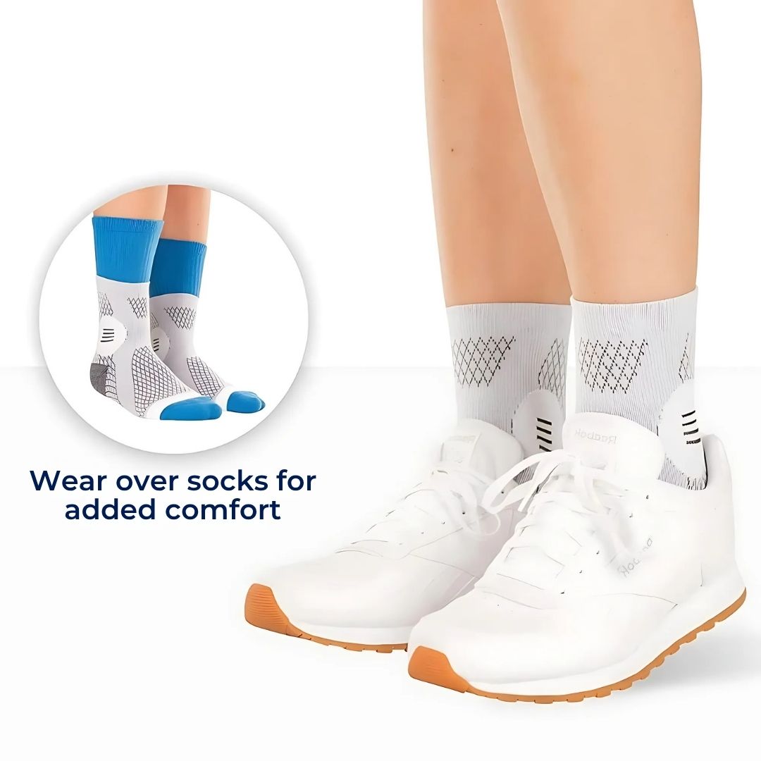 Neurowear | Neuropathy Compression Socks – Graduated 20–31 mmHg – Breathable Toeless Design – All‑Day Relief for Swollen Feet Bowlift