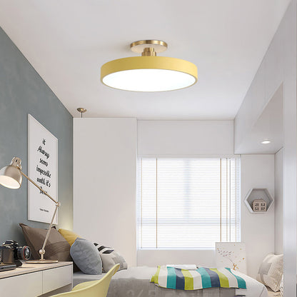 BowLift | Modern LED Semi Flush Mount Ceiling Light | Energy-Saving. Durable Design for Hallway. Dining Room & Living Room