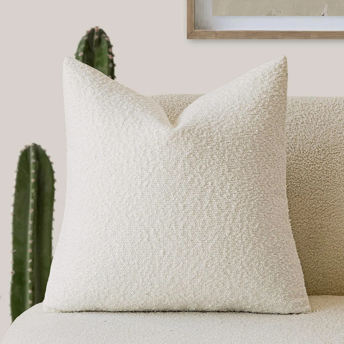 BowLift | Tulum Boucle Cushion Cover 45x45cm Decorative Pillow