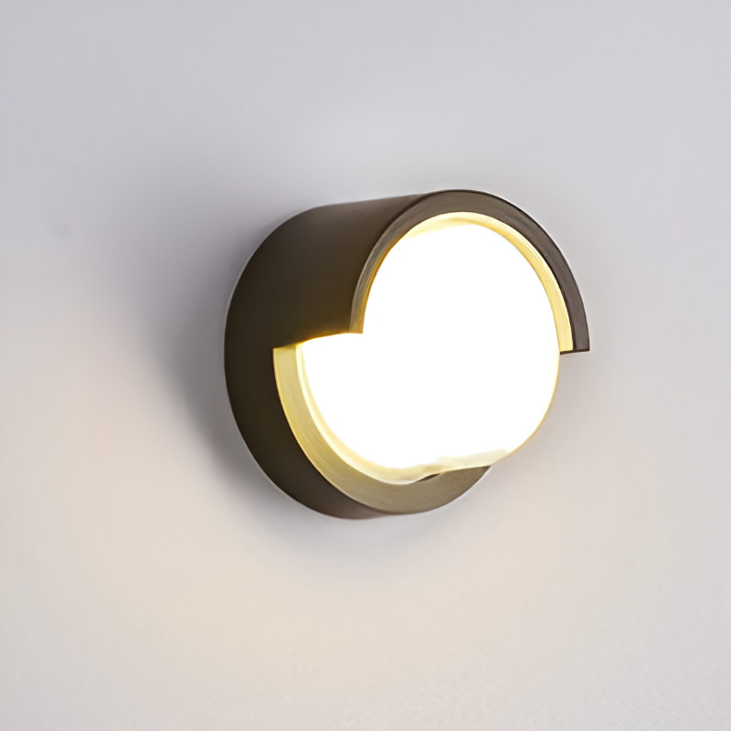 Waterproof outdoor LED wall lamp with motion sensor